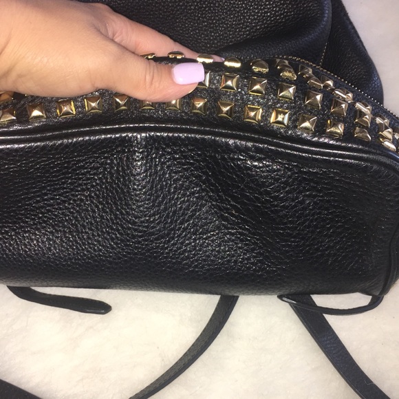Michael Kors Rhea Studded Leather Backpack - Picture 6 of 8